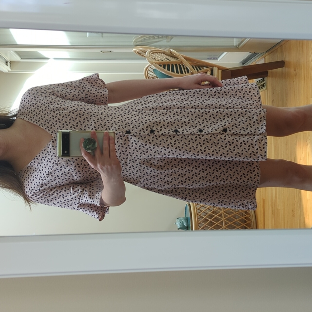 Lulus soft pink print dress